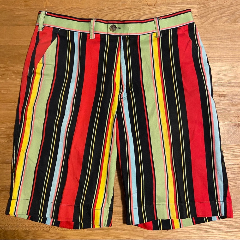 Vintage Loudmouth Gear Striped Golf Shorts